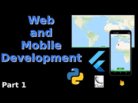 Flutter Python Web and App Tutorial: GeographicGame - Part 1 Goal of this tutorial project