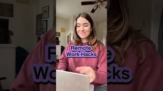 Remote Work Hacks #worklife #corporate #9to5 #workhacks #slack