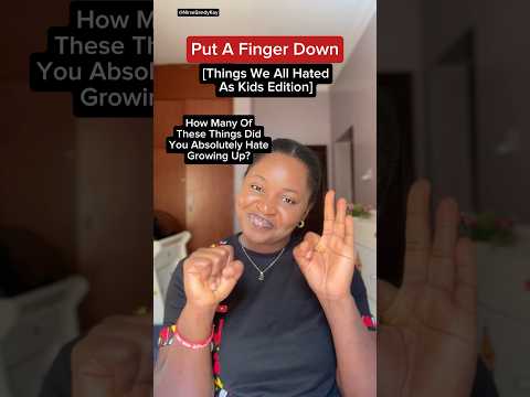 Put a finger down, Things we all hated as kids edition #shorts #fingerdown #putafingerdown