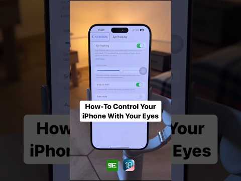 Eye Tracking on your iPhone: How To Control your iPhone with your eyes. #ios18