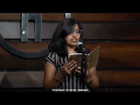The Habitat : Poetry open mic done by By Shaymi Shah, Author and Co-Founder, SOEL