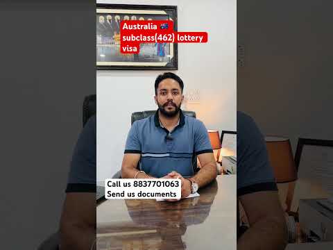 Australia 🇦🇺 lottery visa(Subclass 462) #australia #workandholiday #visa #immigration