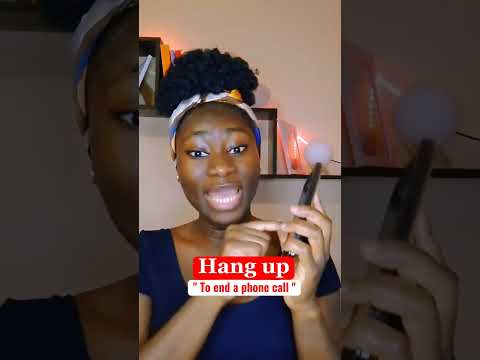 Is it "HANG ON, HANG UP or HANG OUT"? #shorts #learnenglish #idioms
