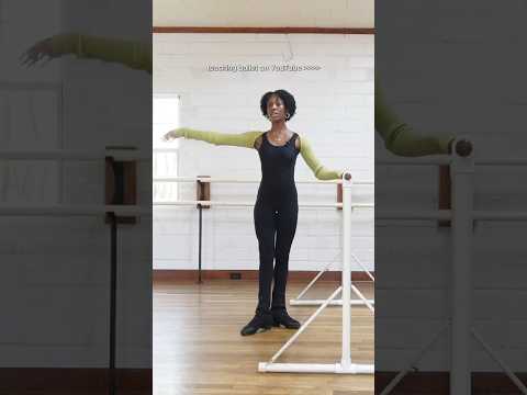 Can you guess this song? 🥰 Come take ballet class with me on my Channel! Beginner friendly! 🩰