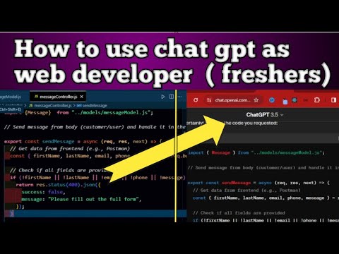 How to use chat gpt as web developer ( freshers)| #chatgpt  #webdevelopment @ProgrammingWithSatyamP