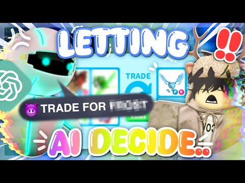 LETTING AI DECIDE MY TRADES IN ADOPT ME… 🤖😱