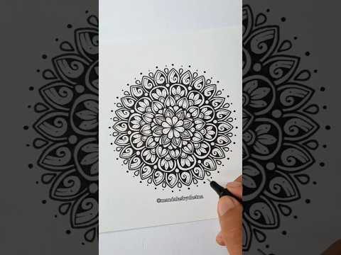 Innovative Mandala: Exploring New Patterns #mandalaart #newpatterns #creativetherapy