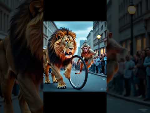 Lion Cycle Repairing Shop 🚲🦁 | Funny Animal Story for Kids | Jungle Comedy Kahani