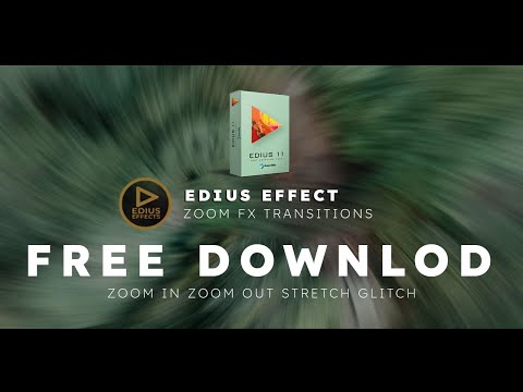 Zoom IN & Zoom OUT ZOOM FX Transitions for EDIUS | No Plugins |Jeet King