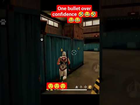 one bullet challenge over confidence free fire #freefire #freefiresolovssquedmobilegameplay #free