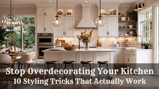 🏡Stop Overdecorating Your Kitchen! 10 Styling Tricks That Actually Work
