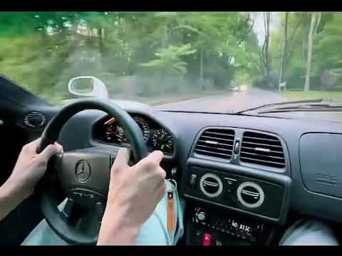 Enjoying in Mercedes AMG CLK-GTR