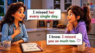 I Missed You So Much! | English Speaking Practice for Beginners | English conversation practice