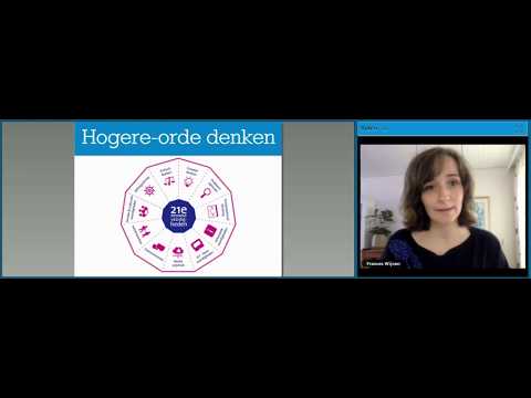 Webinar Denkvaardigheden stimuleren met behulp van technologie met Frances Wijnen en Tamara Tijben