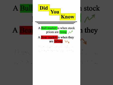 Bull and Bear Market - #stockmarket #stocks #selfknowledge