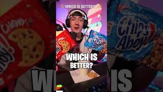 Which is actually better? Chewy Chips Ahoy Cookies vs Original 🍪 #shorts