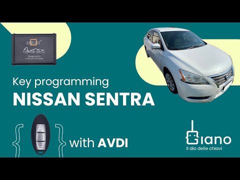Nissan Sentra smart key programming with AVDI