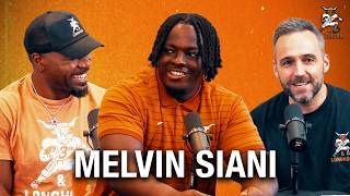 Texas OT Melvin Siani on Going Vs Colin Simmons, His Late Start in Football & His College Journey