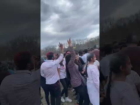 rang barse #holi in #crimeafederaluniversity #indian #russia #doctor #festival #viral #trending