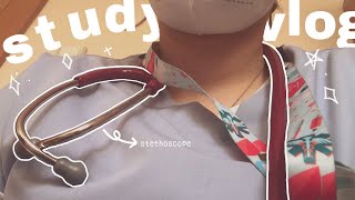med student study vlog, a week in the internal medicine rotation