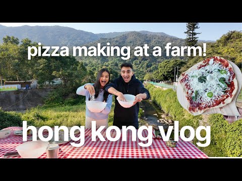 MAKING PIZZA AT A FARM IN HONG KONG? 🍕🇭🇰 | Vlog