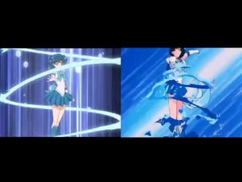 美少女戰士 水星 水市蜃樓 比較 Crystal Mercury Aqua Mirage Comparison