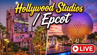 🔴 LIVE! Hollywood Studios to Epcot: Rides, Shows and Epcot Fireworks 7.5.26