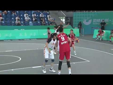 Women's 3x3 Basketball Semifinal :China Team B VS Zhejiang｜三人篮球邀请赛湖州站半决赛：国家女篮蓝队 VS 浙江稠州银行女篮