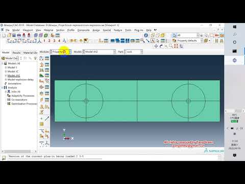 Abaqus Step by Step Explosion of rock