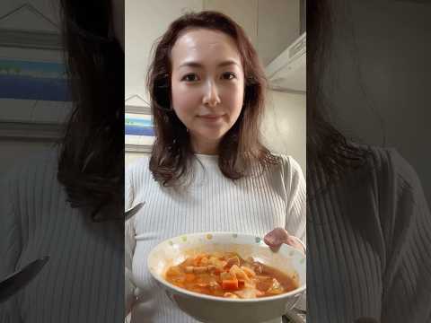 ミネストローネ作りました🍅