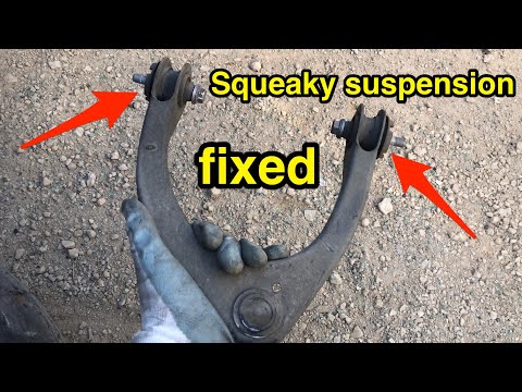 How to fix suspension squeaky noise coming from the upper control arm.