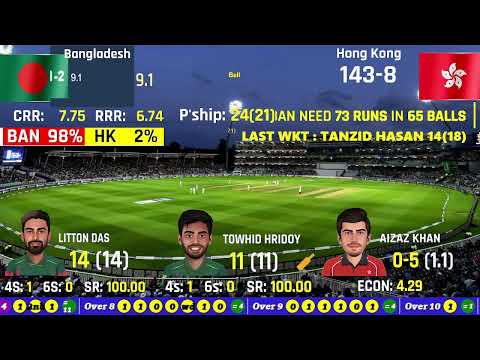 BAN VS HK 3RD MATCH OF T20 ASIA CUP 2025