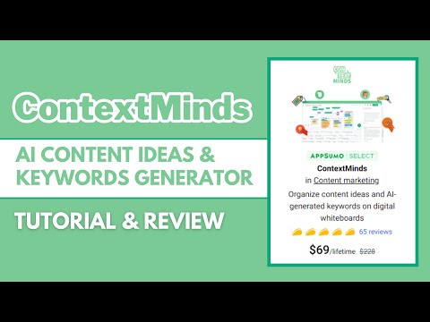ContextMinds Tutorial & Review 2024 | Best AppSumo Lifetime Deal | Saas LTD Hunter🔥