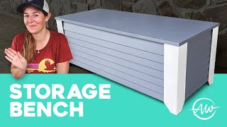 Indoor/Outdoor Bench with Storage | Easy 1-Day Build