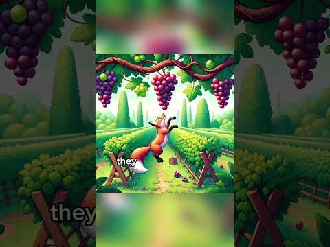 The fox and the Grapes #kidsvideos #storytellingforkids #englishstories #shortstoryforkidsinenglish