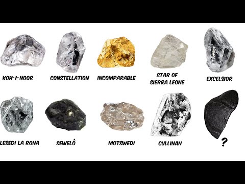 The 10 Biggest ROUGH DIAMONDS Ever Discovered