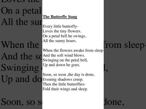 The butterfly song/English day competition 2023/Grade 04/poetry recitation