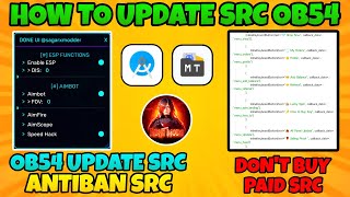 HOW TO UPDATE SRC | HOW TO UPDATE SRC | HOW TO MAKE A FREE FIRE MOD MENU | HOW TO MAKE MOD MENU