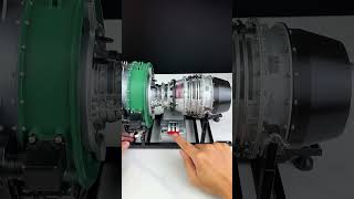 Miniature Turbofan engine model kit #modelkit #miniengine #usa #mechanic #turbofan
