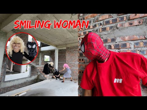 Smiling Woman Chases Team Spider Man Part 5 | Horror Parkour POV