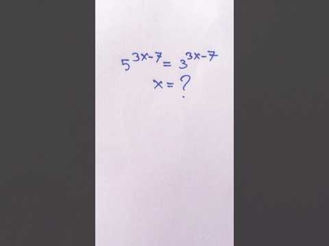 Find X #maths #shorts