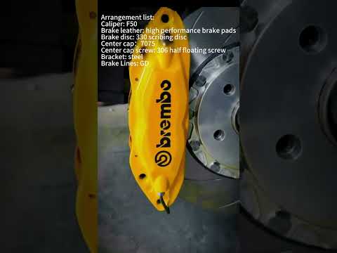 High-Performance Brake Upgrade for BMW F50#performancebrakes #brakeupgrade #bmwlove