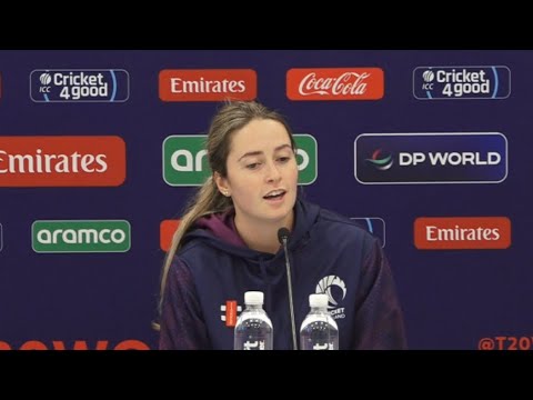 Rachel Slater & Hayley Matthews pre-match press conference West Indies vs Scotland Women's T20 World