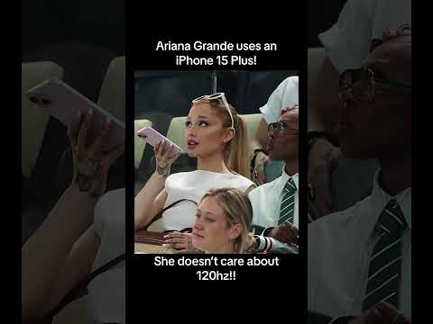 Ariana Grande doesn’t care about 120hz!!! #trending #apple #arianagrande #trendingshorts