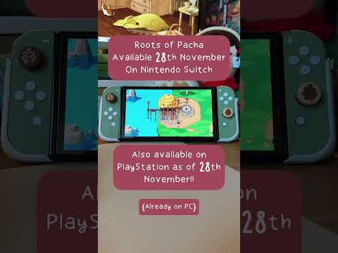 Roots of Pacha | Nintendo Switch release day!!🥳 #cozygames #indiegame #cozygaming #nintendoswitch