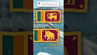 ❄️Flags if They Were in ICE AGE! #flag #flags #countries