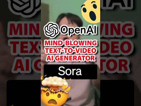 SORA, a new text-to-video model announced by openai, company behind chatgpt!  #ai #ainews