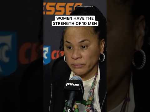 Coach Dawn Staley on the return of coach Kim Caldwell one week after giving birth❤️ #sports #bball