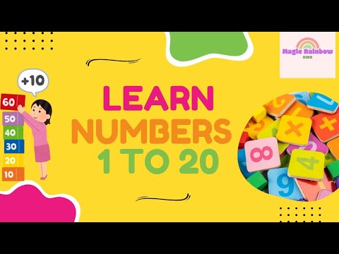 Numbers 1 to 20 learning | Learn numbers | MagicRainbow Kids