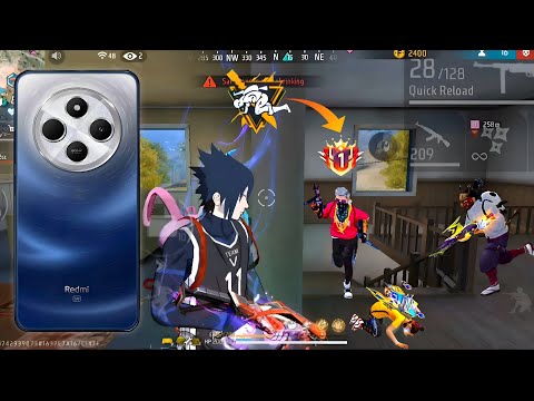 Xiaomi Redmi 14C 5G Gaming Test 🥵 | Free Fire Gameplay Redmi 14C 5G ⚡| Free Fire Highlights 🔥